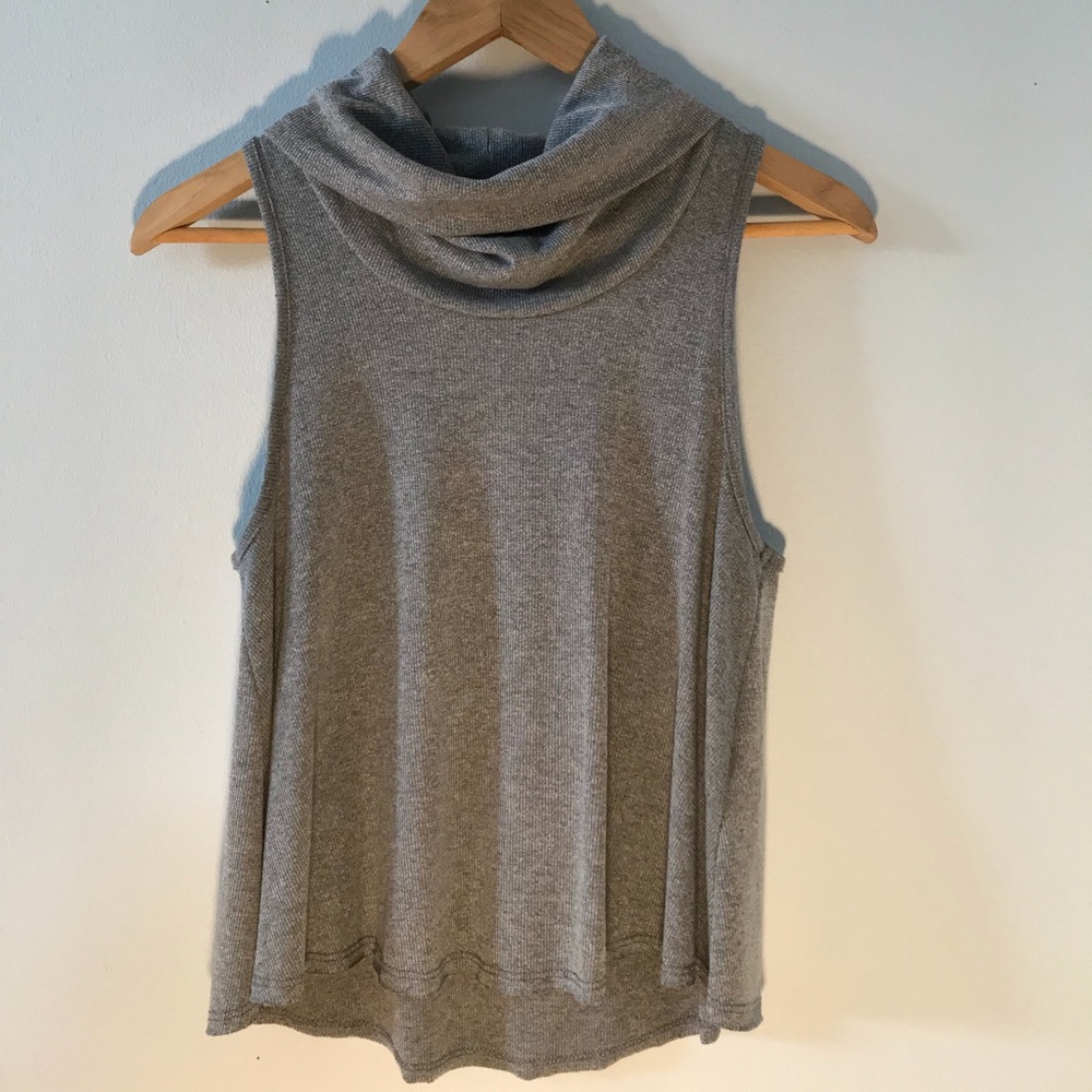 cowl neck tank top